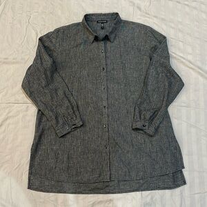 Eileen Fisher long sleeve button up
